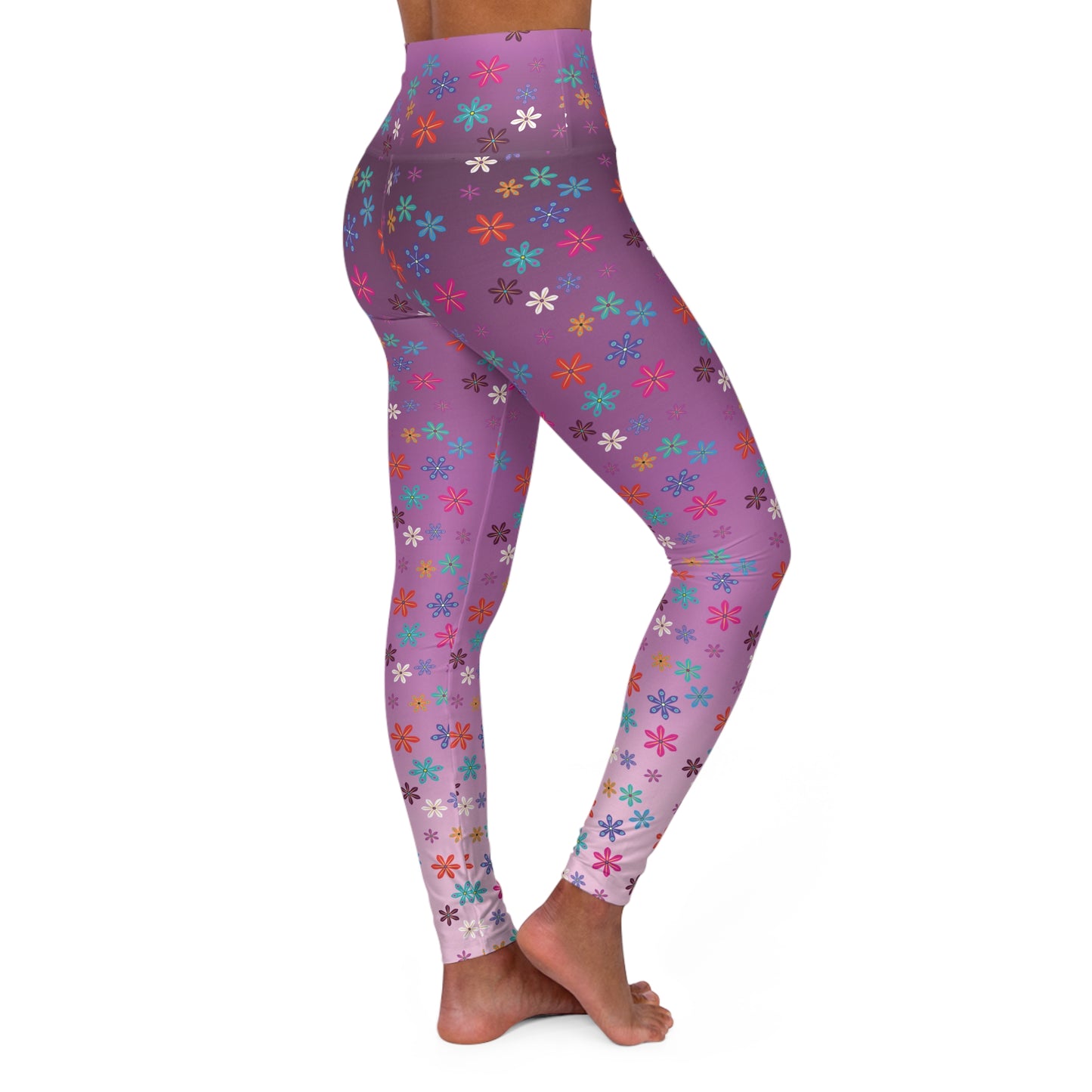 Multi Flowerz - Huckleberry Leggings