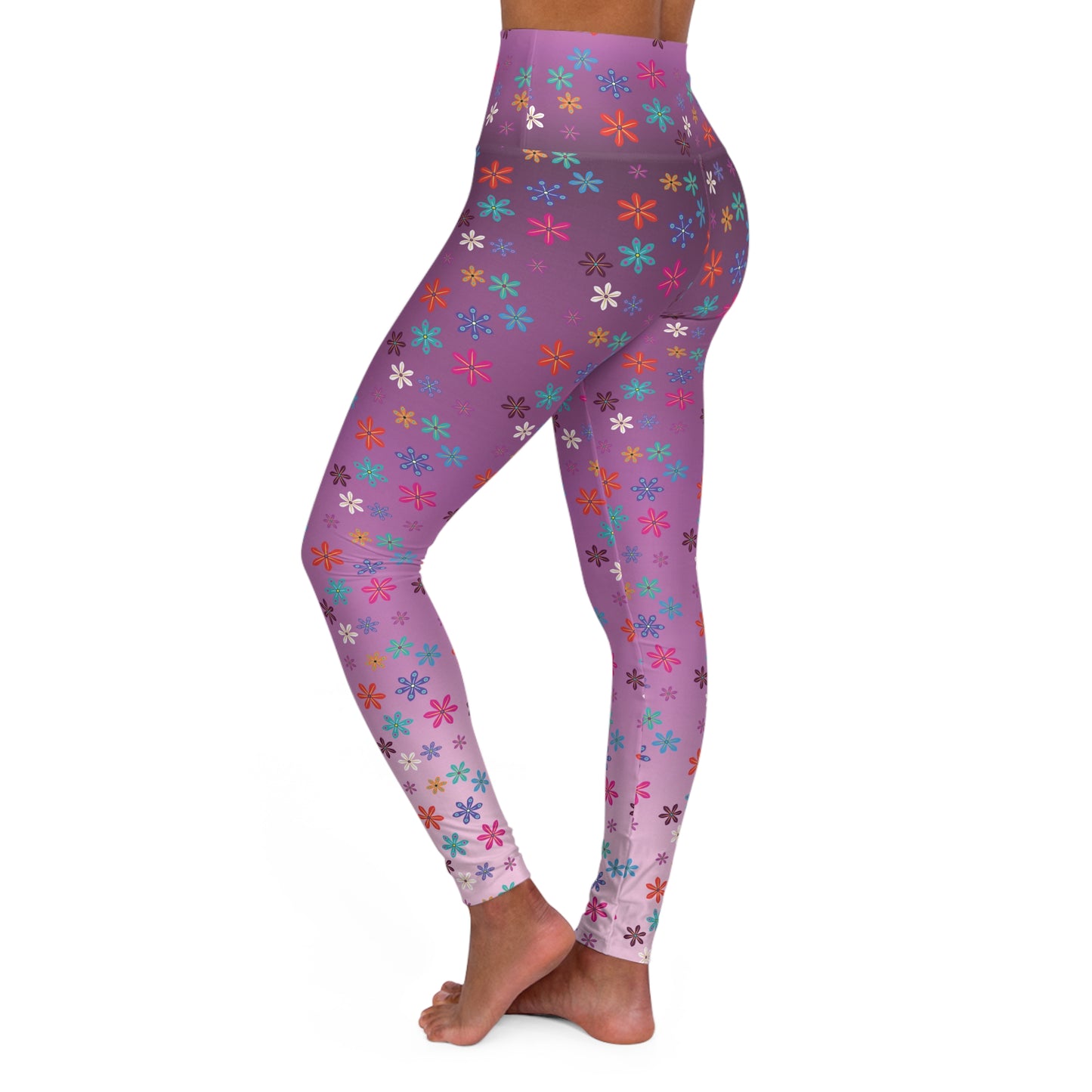 Multi Flowerz - Huckleberry Leggings