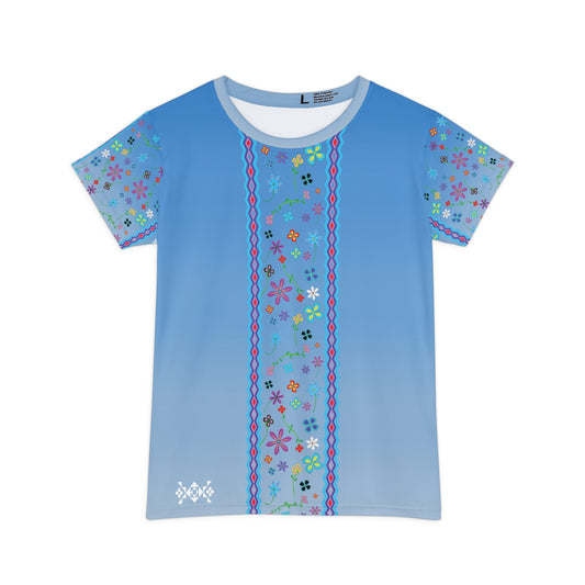 Spring Blossom Tee - Sky Blue